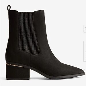 Express Black Ankle Booties